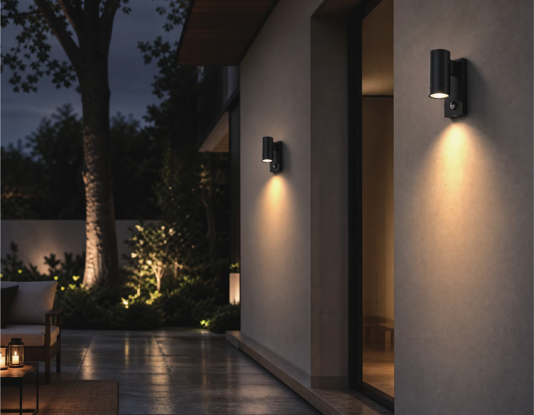 Brochure scene for ALW7703-PIR Wall Lamp with PIR Sensor