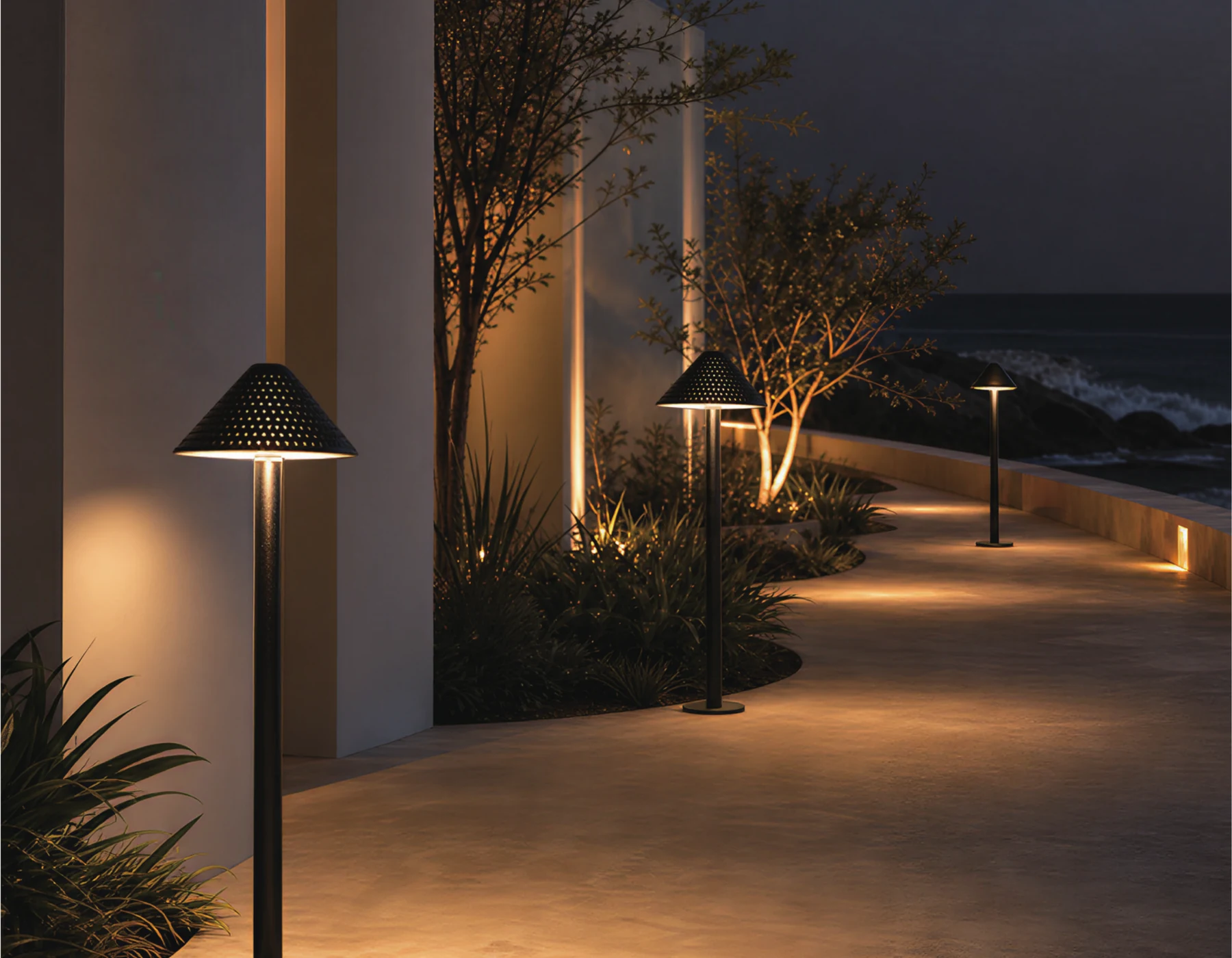 Brochure scene for ALP7997 LED Bollard Light